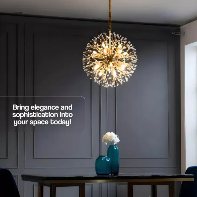 gold crystal chandelier